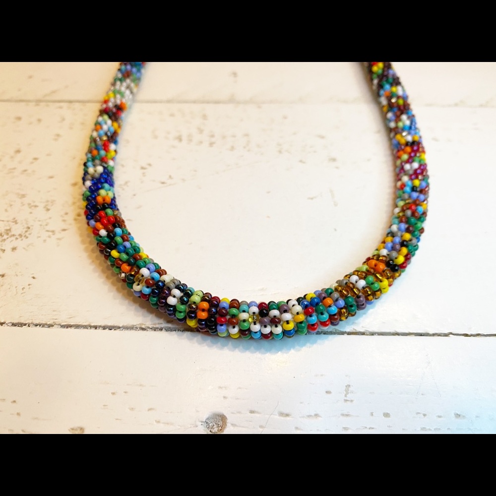 Colombian Handmade Beaded Necklace